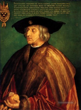 Porträt von Kaiser Maximilian I Nothern Renaissance Albrecht Dürer Ölgemälde